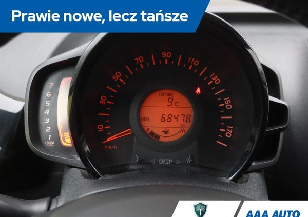 Toyota Aygo cena 43000 przebieg: 68464, rok produkcji 2016 z Poniec małe 211